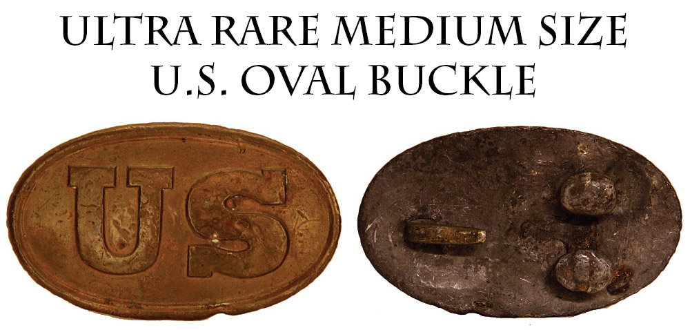 Civil War Bridle Leather Waist Belt & Oval US Buckle
