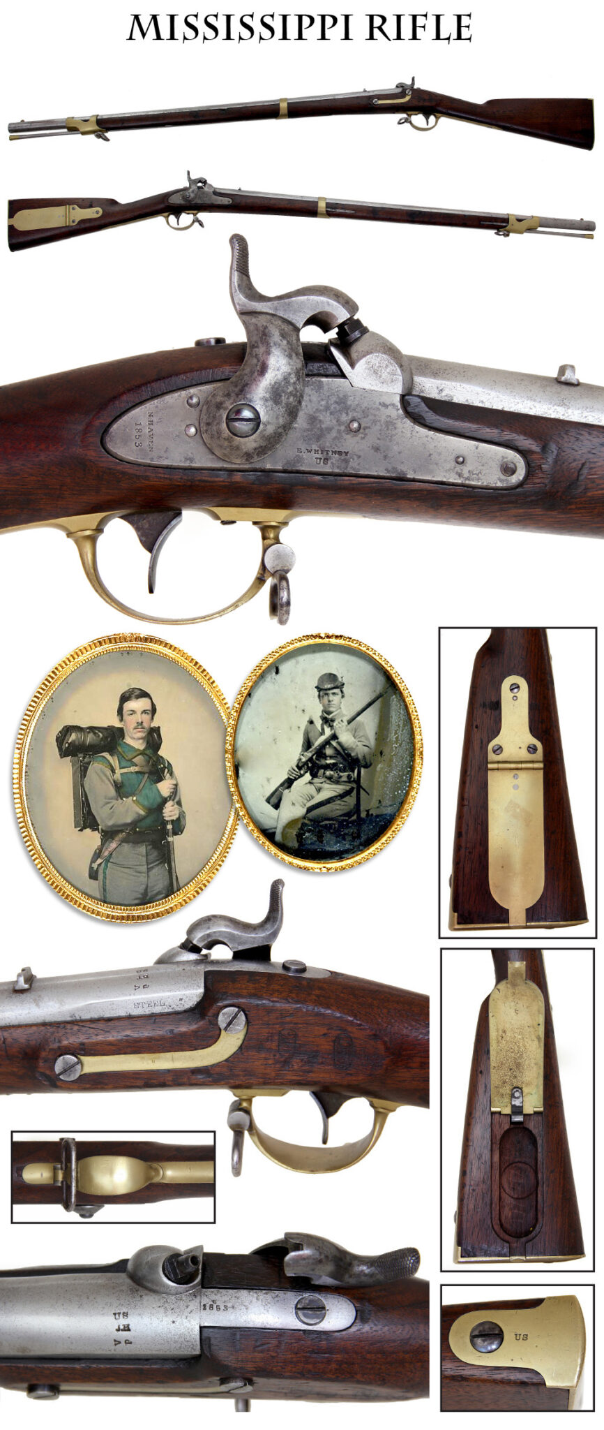 15-05-66 … Model 1841 Mississippi Rifle by E. Whitney with Matched ...