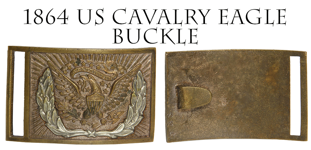 By The Sword, Inc. - US Civil War Belt Buckle Oval - Polished Brass